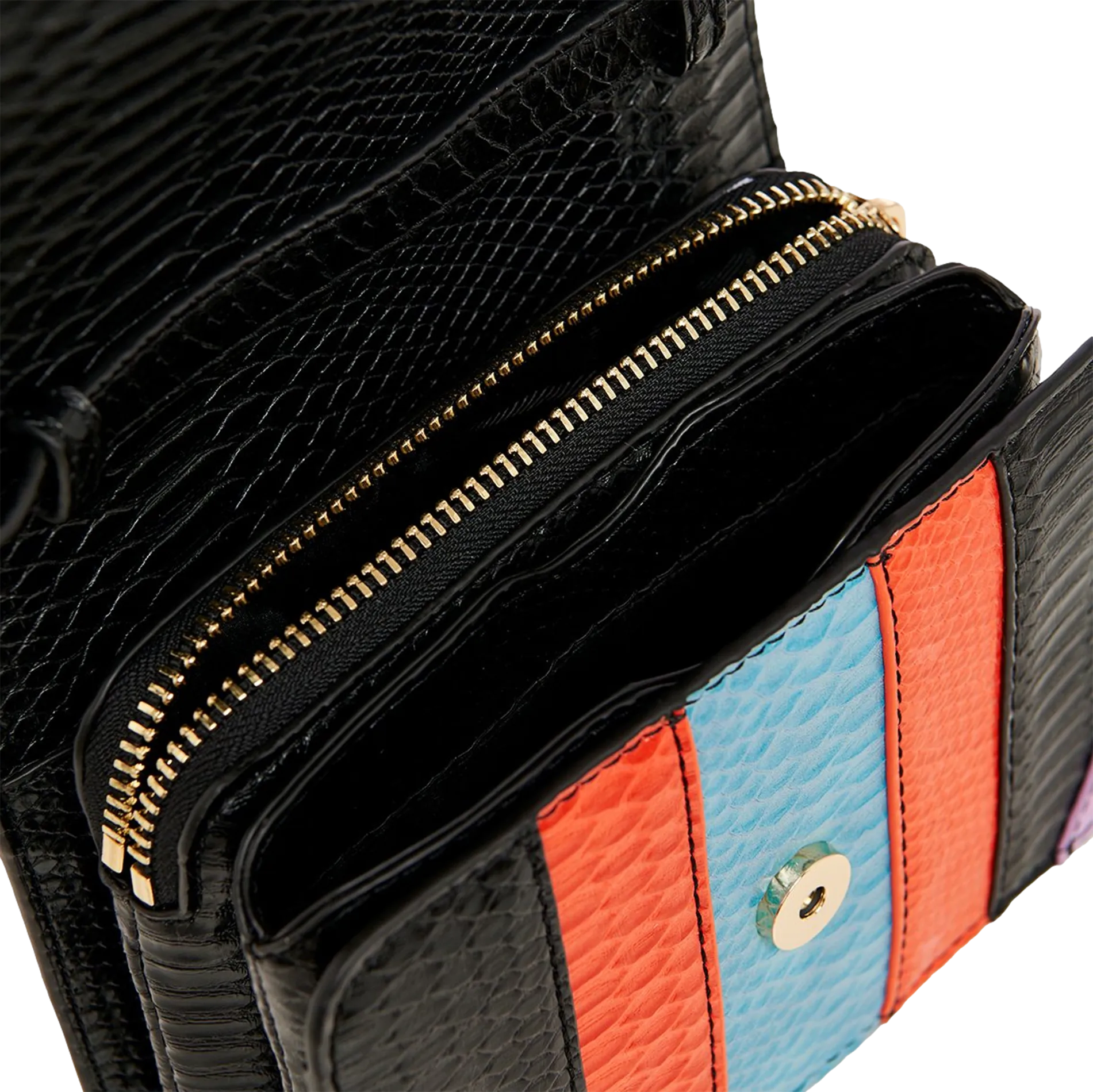  ESSENTIEL ANTWERP   GELLO - Borsa a tracolla effetto pelle di serpente | Multicolore