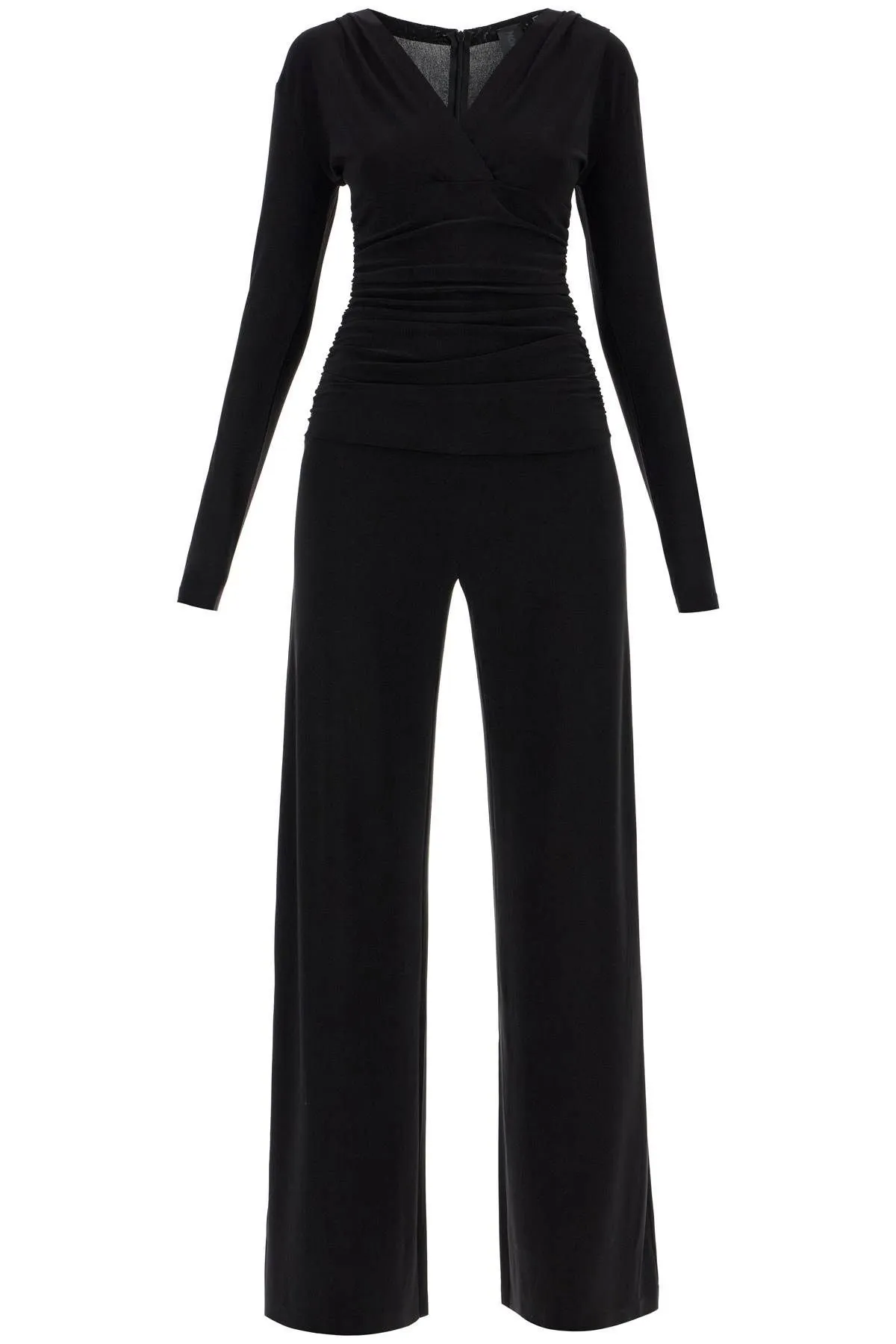 Jumpsuit con vita arricciata