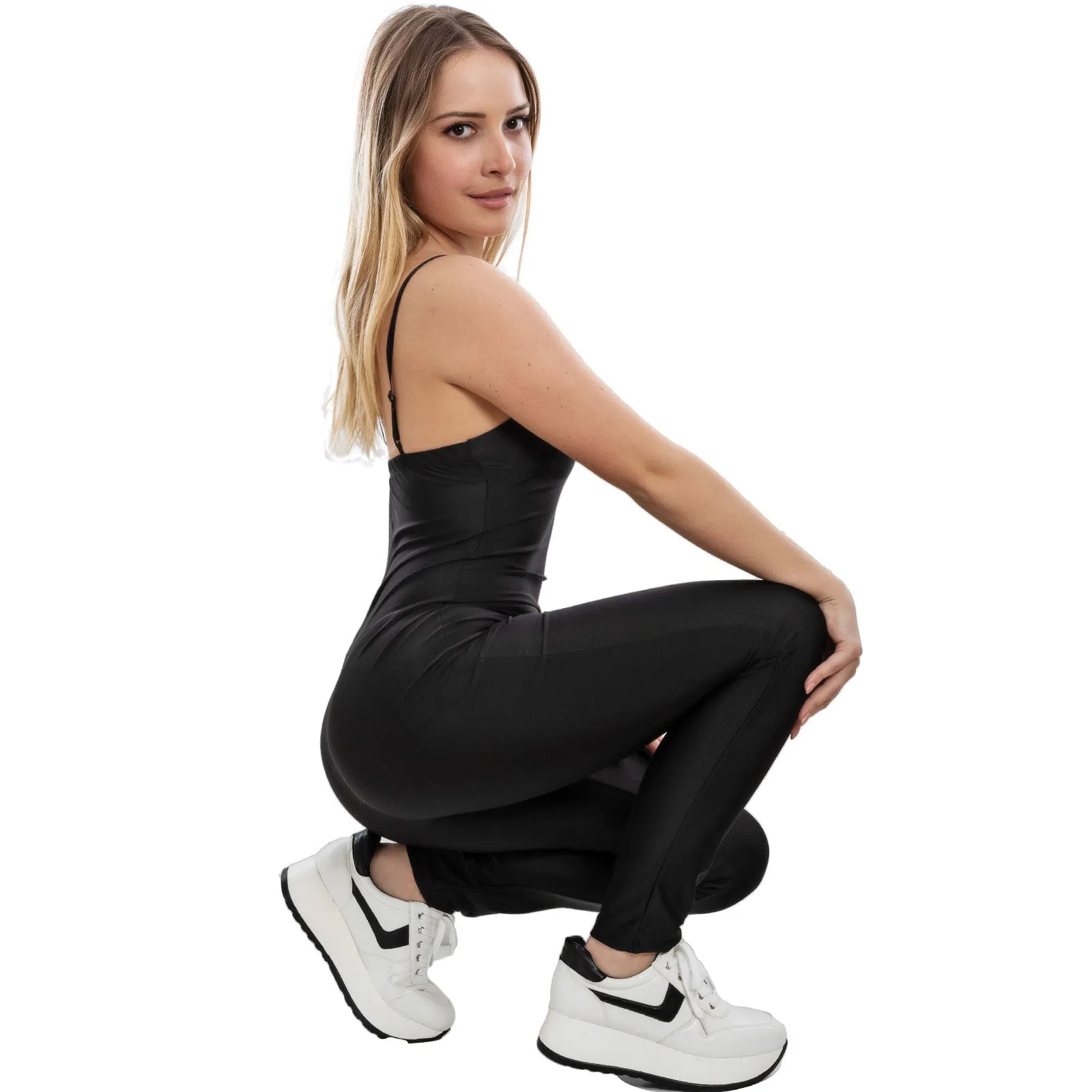 Overall Donna Tutina Jumpsuit Aderente Vi-7723