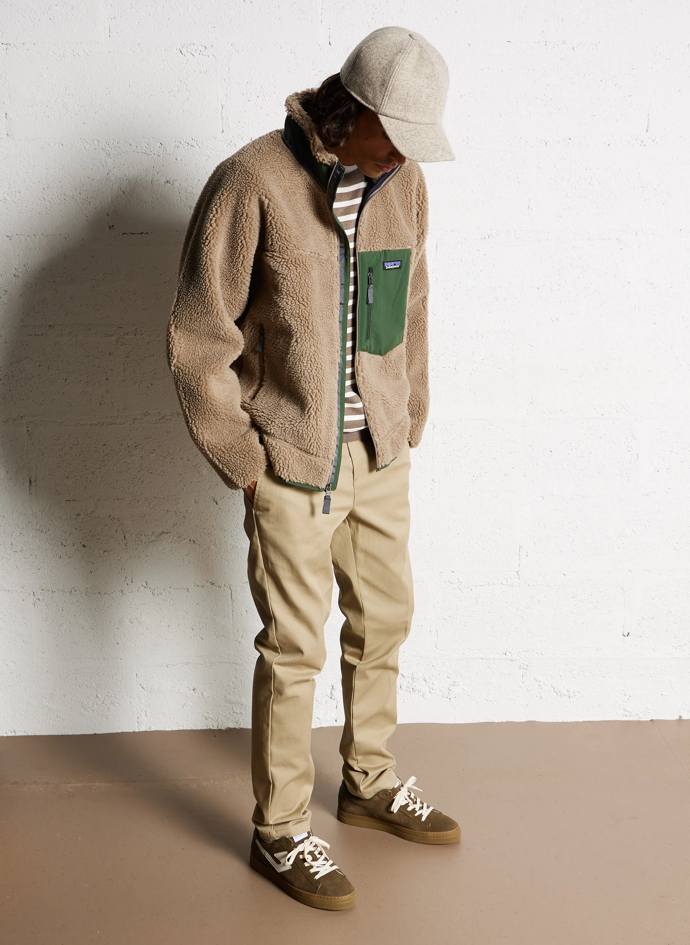  PATAGONIA   CLASSIC RETRO-X - Giacca con collo alto e zip in sherpa | Grigio
