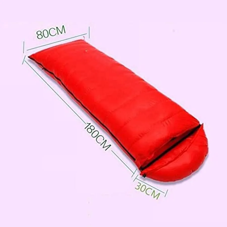 Sacchi a pelo rettangolari per adulti Inverno Caldo 4 stagioni Sacco a pelo Bivy Sack Sleeping Gear Busta Luce D’anatra Giù Camp