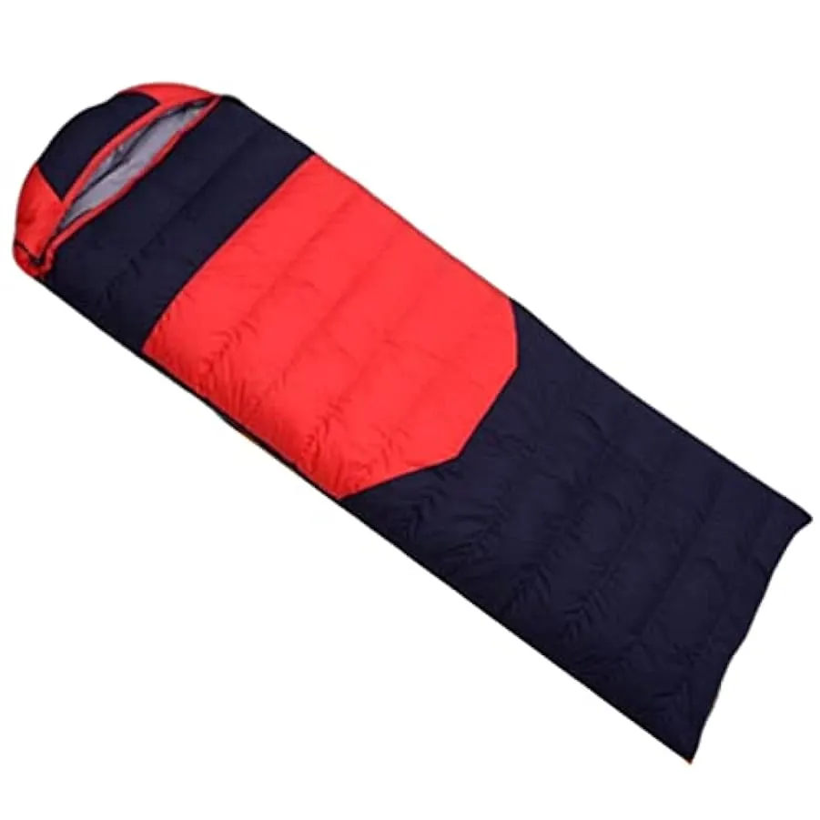 Sacchi a pelo rettangolari per adulti Inverno caldo 4 stagioni Sacco a pelo Bivy Sack Sleeping Gear Duck Down Outdoor Camping Te