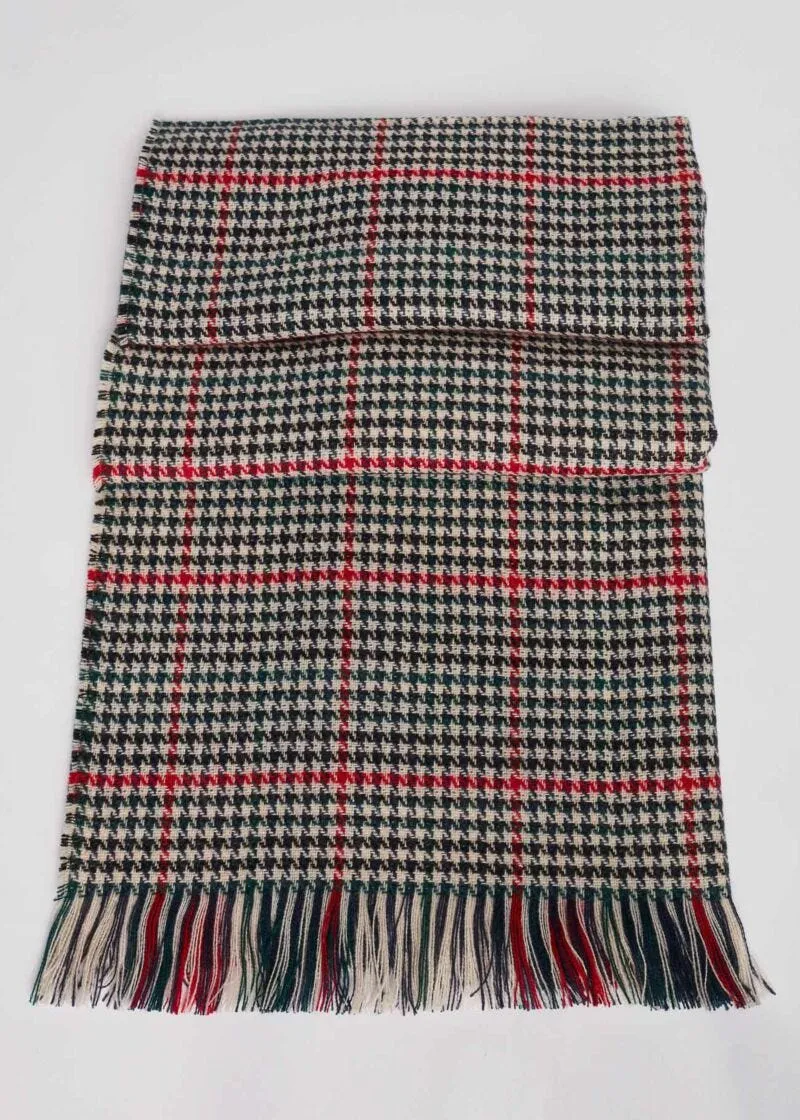 Sciarpa con motivo tartan